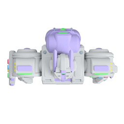 Super Phantom Commander - Retro Gaming 3D Printable Royalty-Free Mech 3d model