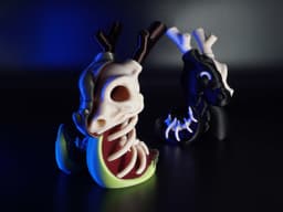 Cali-Dragon: Undead Version 3d model