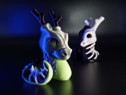Cali-Dragon: Undead Version 3d model