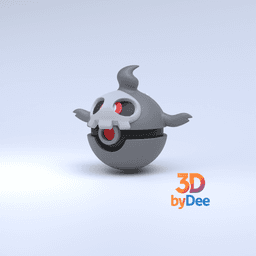 Duskull Pokeball 3d model