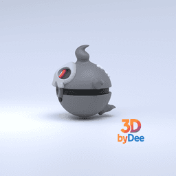 Duskull Pokeball 3d model