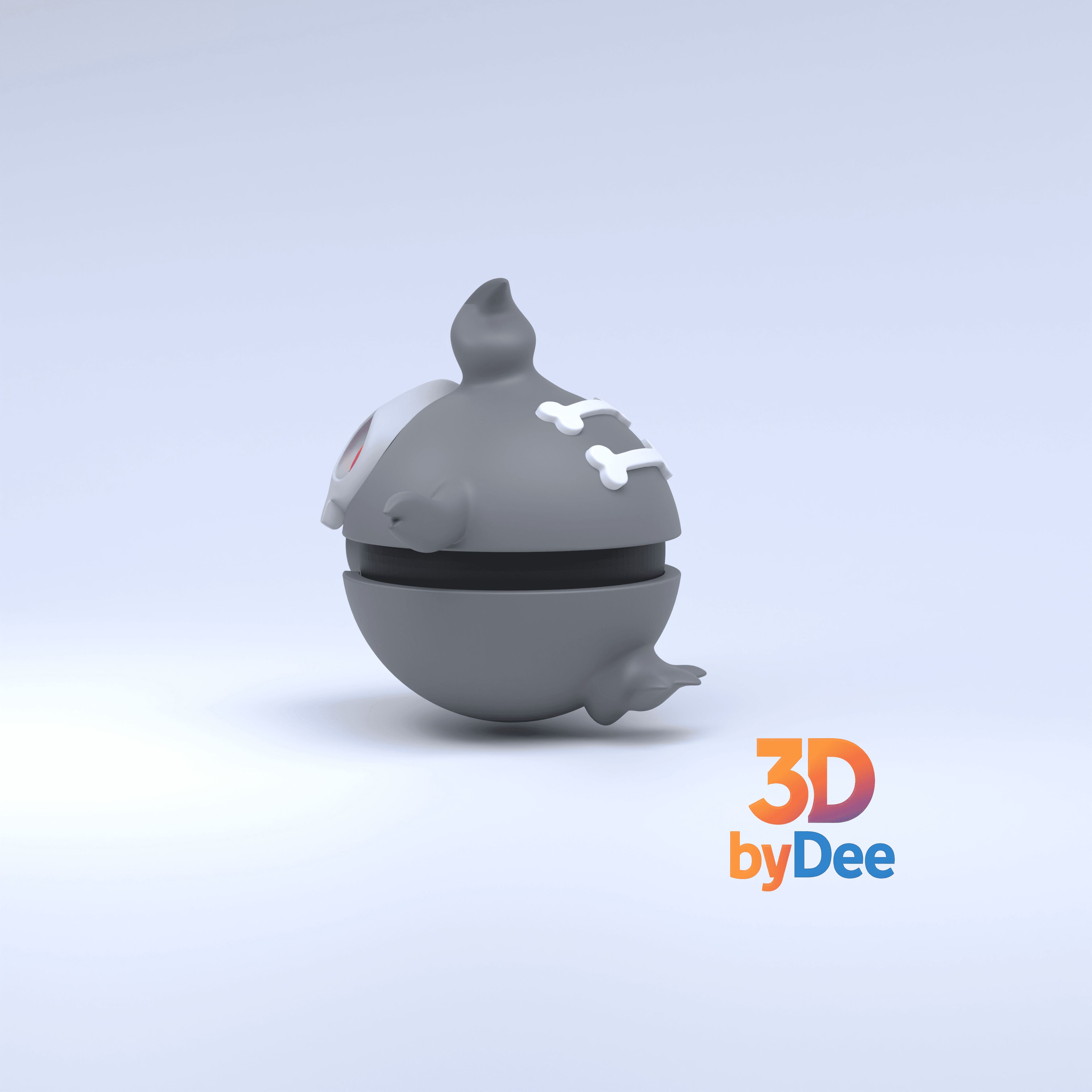 Duskull Pokeball 3d model