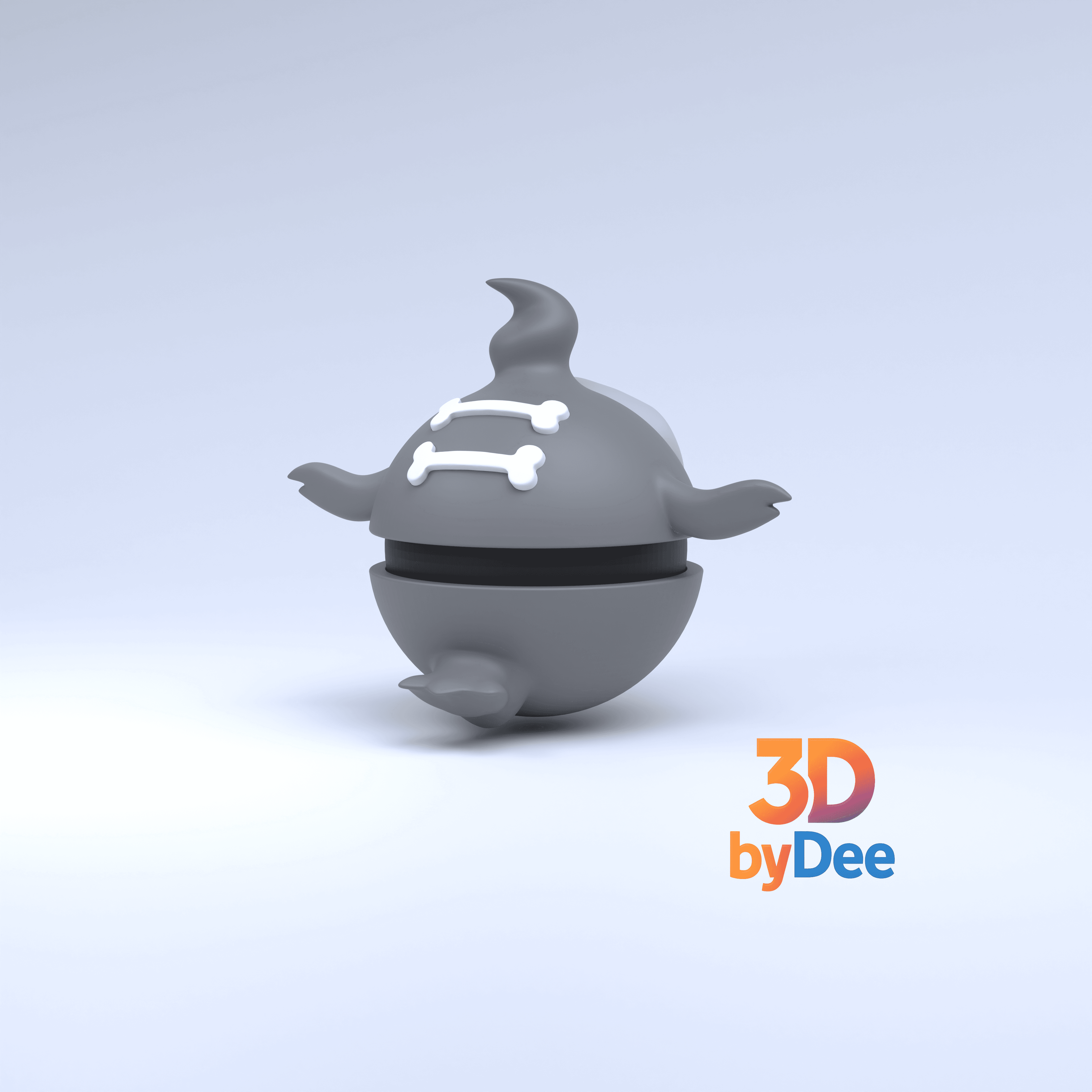 Duskull Pokeball 3d model