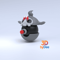 Duskull Pokeball 3d model