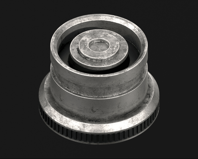 Restraining Bolt Fridge Magnet - 3D Print Files 3d model
