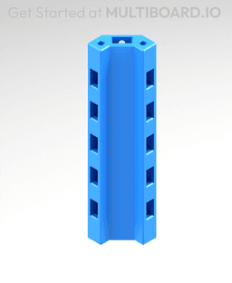3 MU - L Multiboard Beam 3d model