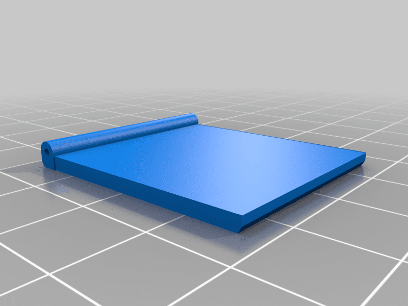 Mouse trap door for glass jar v2.0 3d model