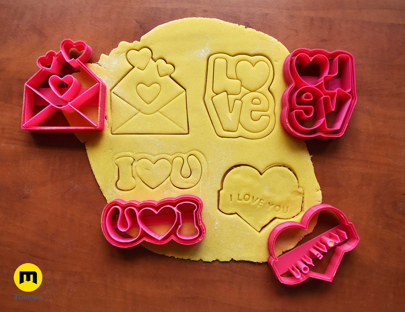 Valentine Cookie Cutter Set Vol. 3 3d model