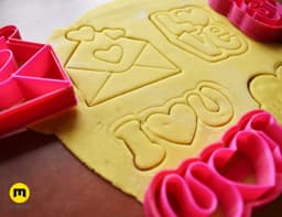 Valentine Cookie Cutter Set Vol. 3 3d model
