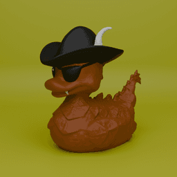 Dragon Duck (Pirate Edition) 3d model