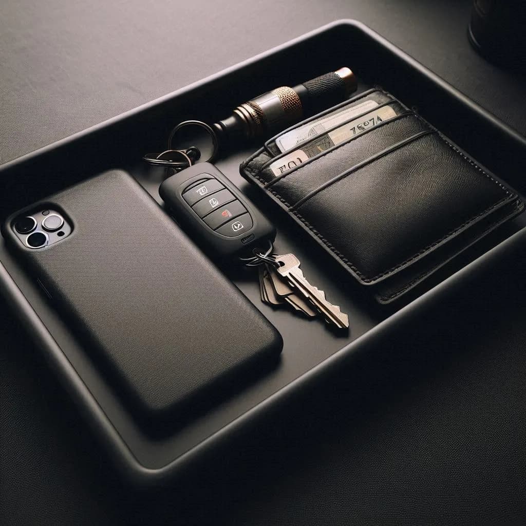 Key, Coins & Wallet Tray "Big Business" 3d model