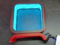 Square Lamp (LED strip) 3d model