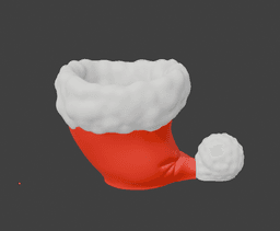 Santa's Hat Bowl 3d model