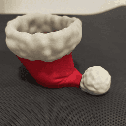 Santa's Hat Bowl 3d model