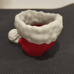 Santa's Hat Bowl 3d model