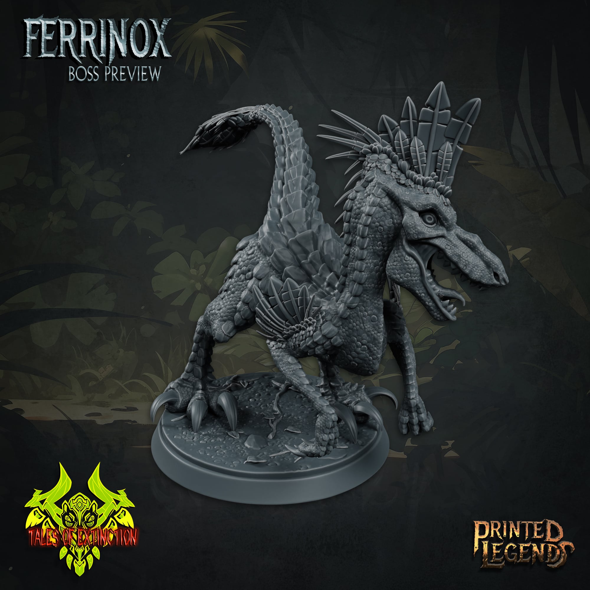 Raptor: Ferronix (50mm Base) 3d model