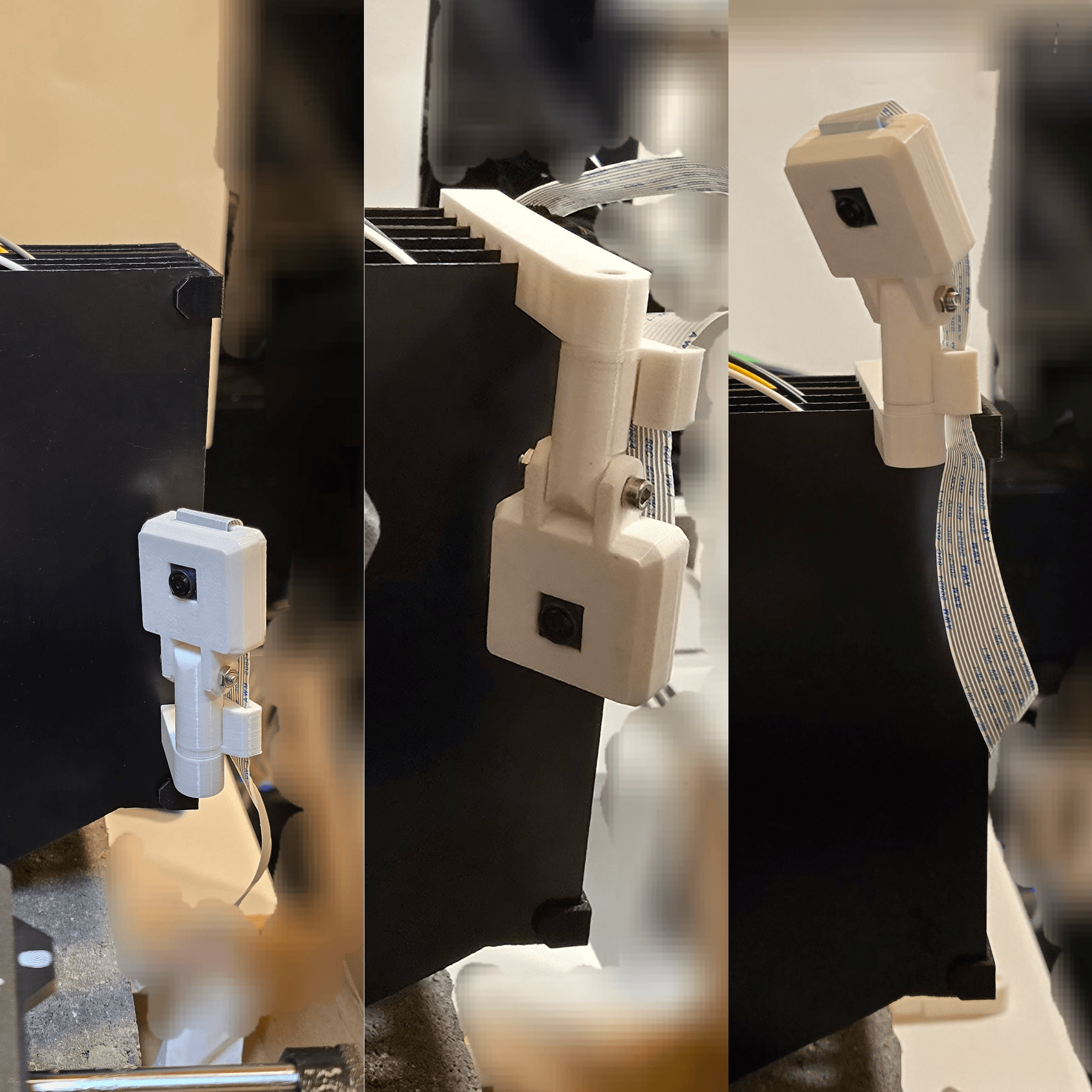 MMU3 Filament Buffer Pi Camera Holder/Mount 3d model