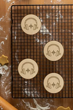 Sound Cookie Cutter, Biscuit Cutter 3d model