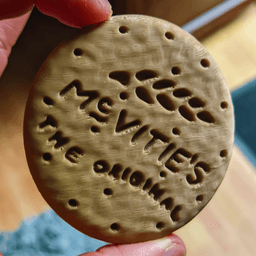 Digestive Biscuit 3d model