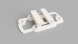 Axis M3045-V Mount for Grid Tile T-Bar 3d model