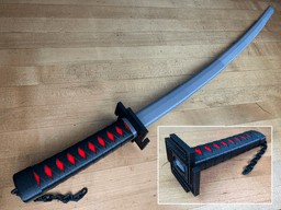 Multi-Part Collapsing Zanpakuto 3d model