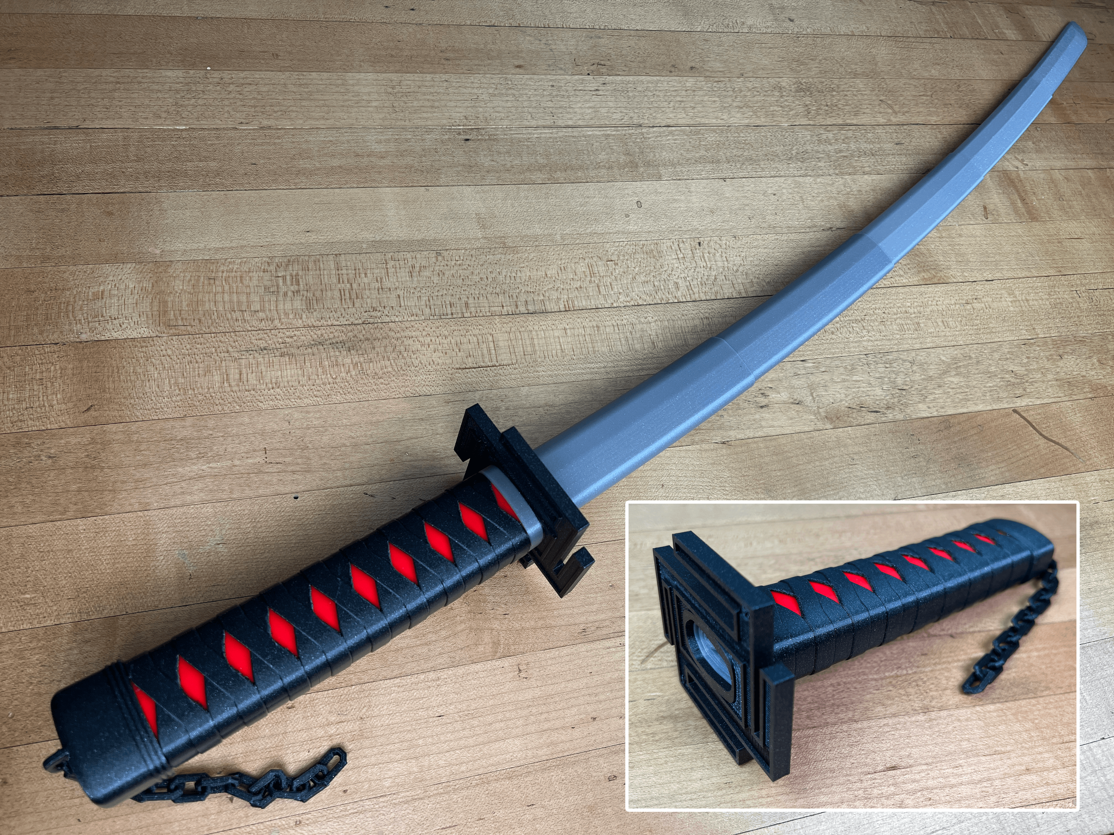 Multi-Part Collapsing Zanpakuto 3d model