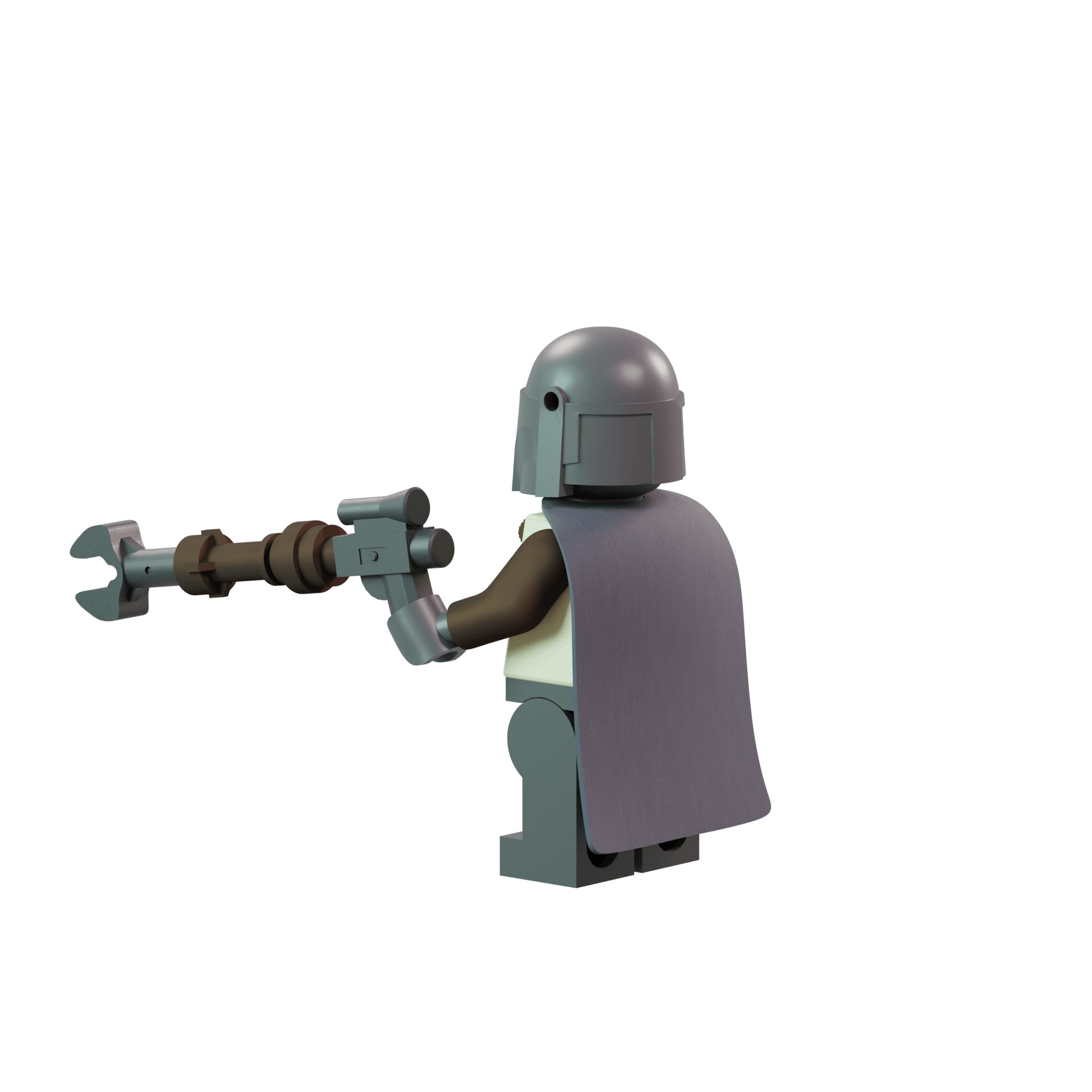 S1 Mando LEGO Figure 3d model