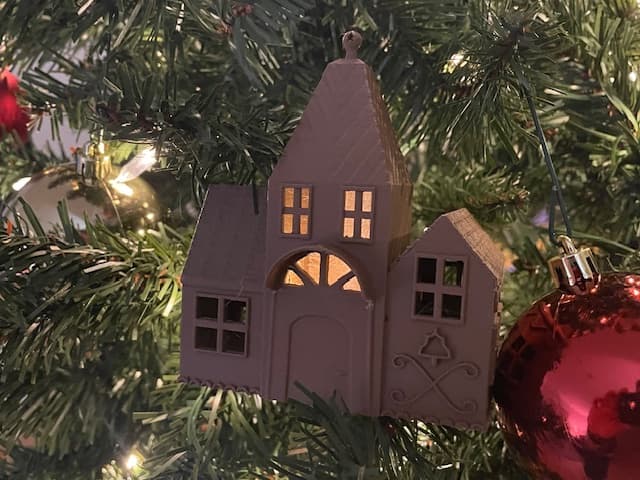 Holiday Gingerbread House Ornament 3d model