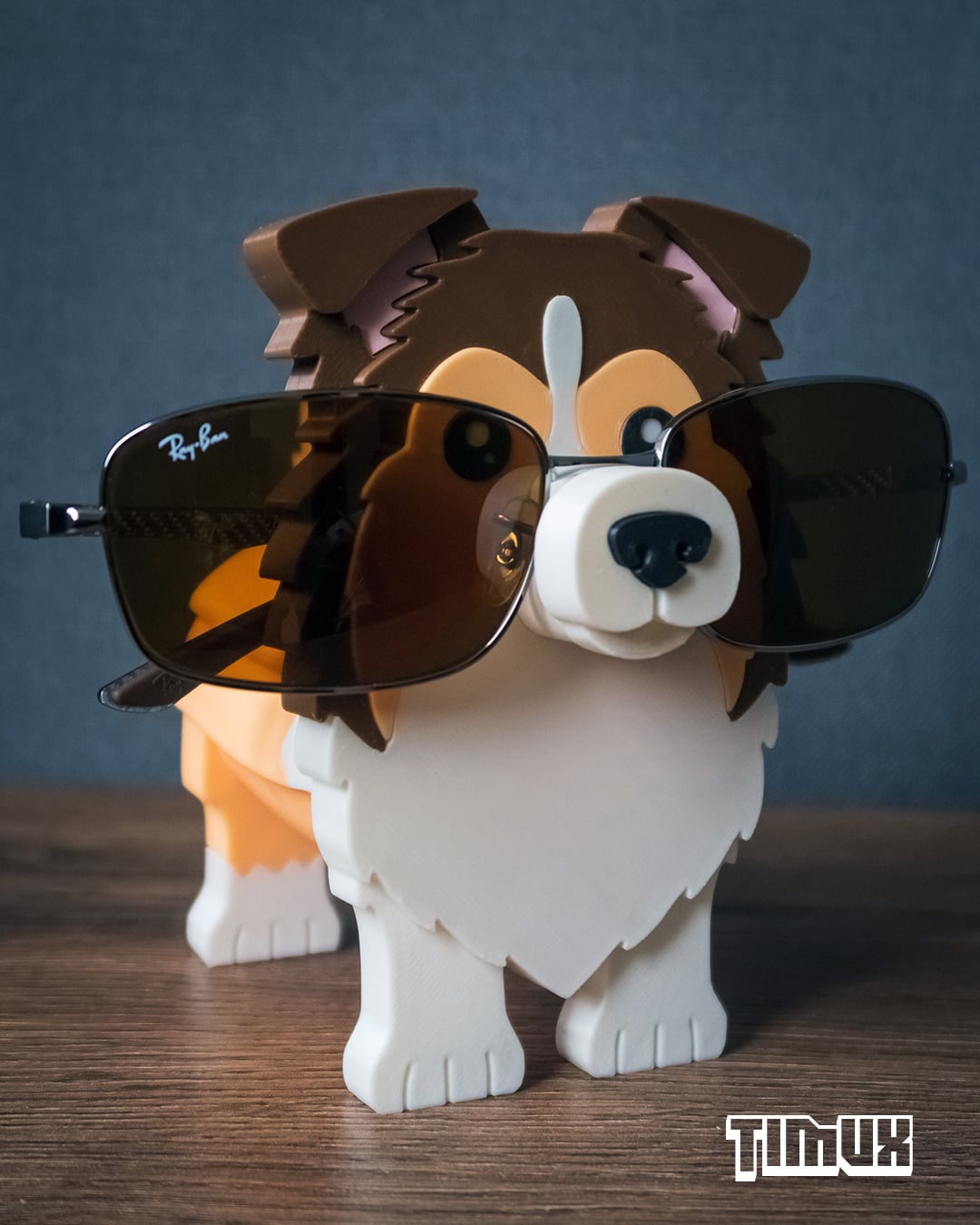 SHELTIE GLASSES HOLDER 3d model