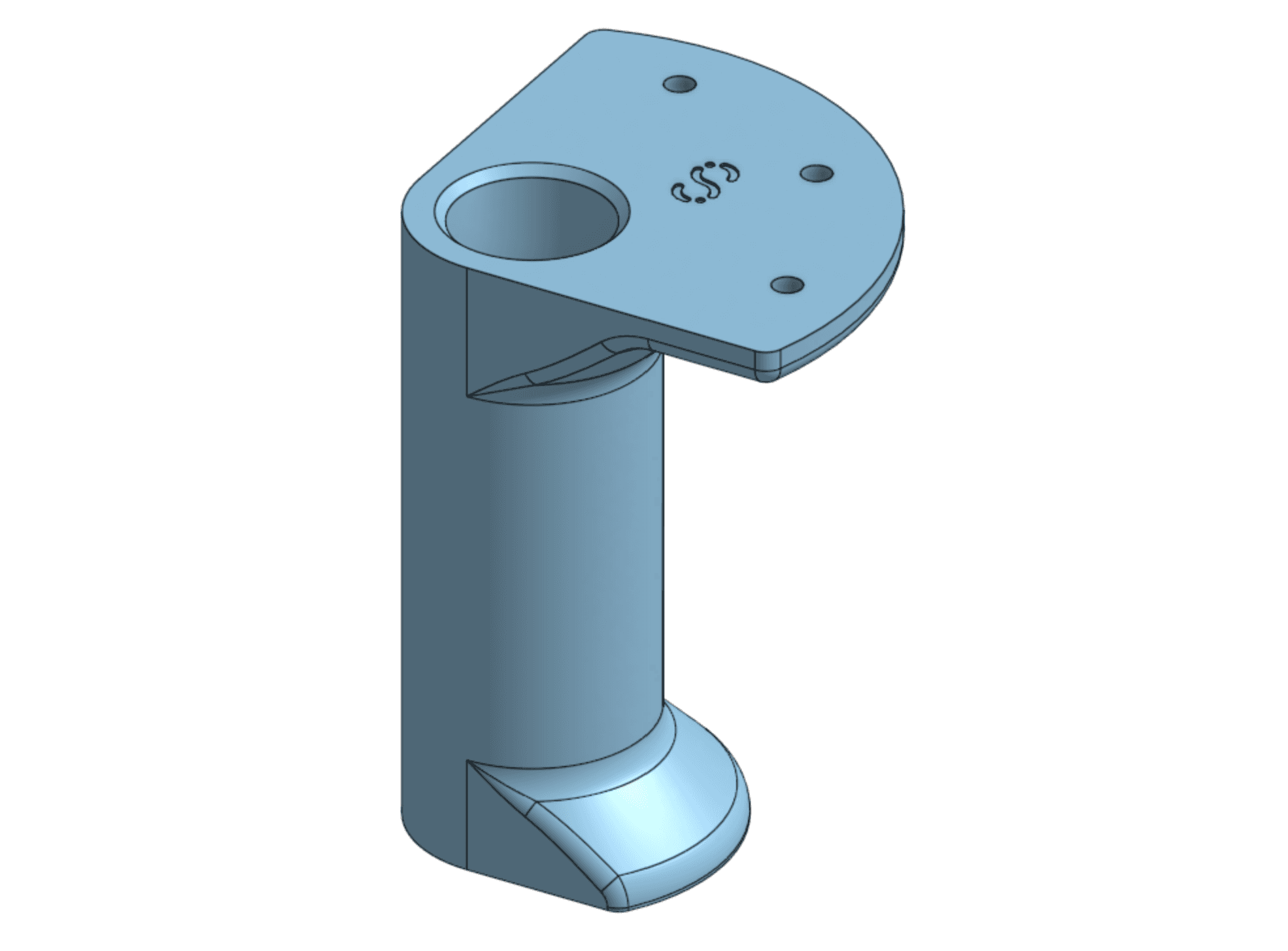 Basic Riser - Editable 3d model