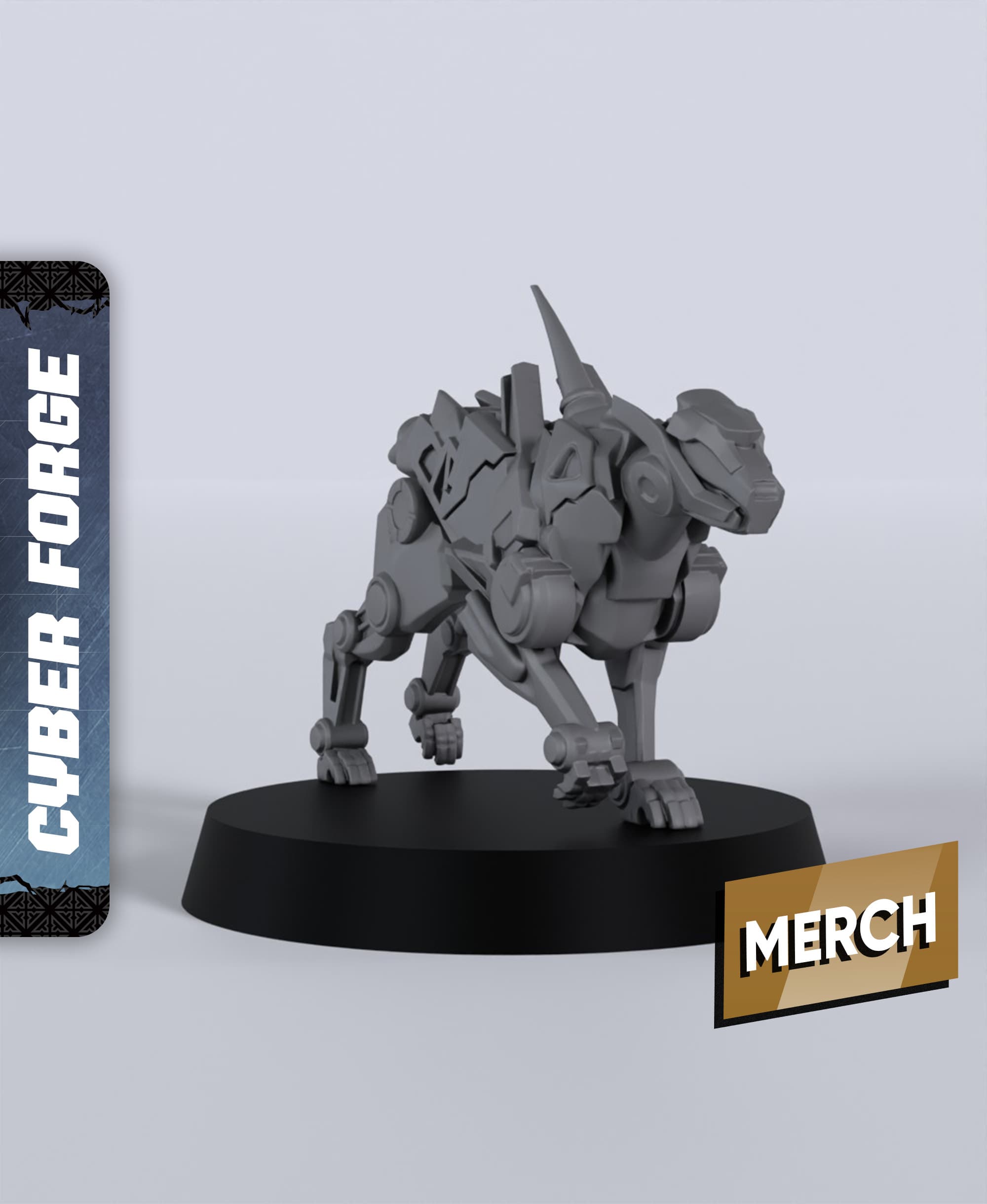 K9-X Rex-2 - With Free Cyberpunk - Sci-Fi Gift Ideas for RPG and Wargamers 3d model
