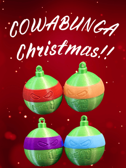 ninja turtle ornament 3d model