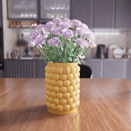 Parametric Bubble Textured Vase 3d model