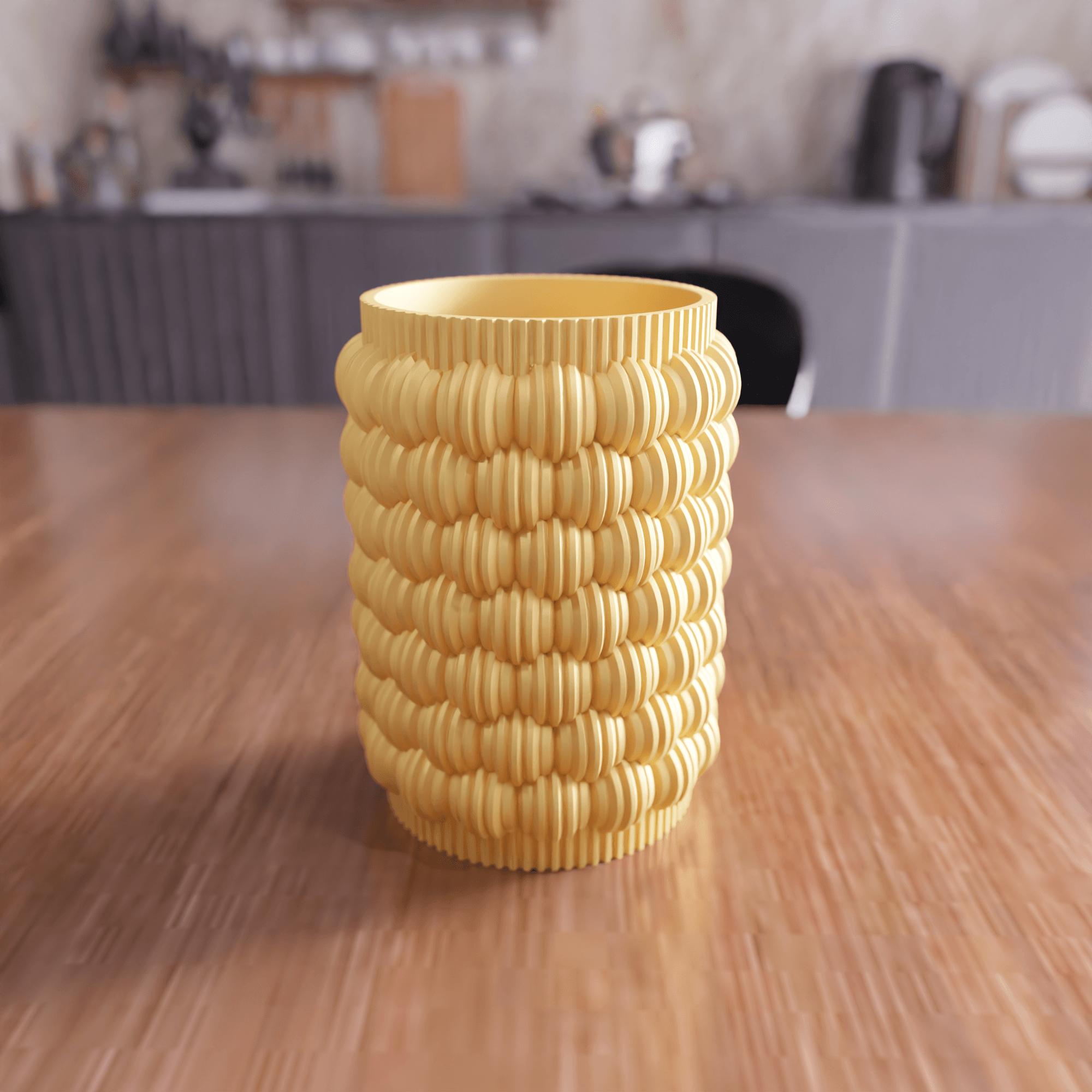 Parametric Bubble Textured Vase 3d model