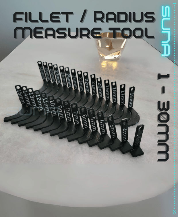 Fillet / Radius Measuring Set 3d model