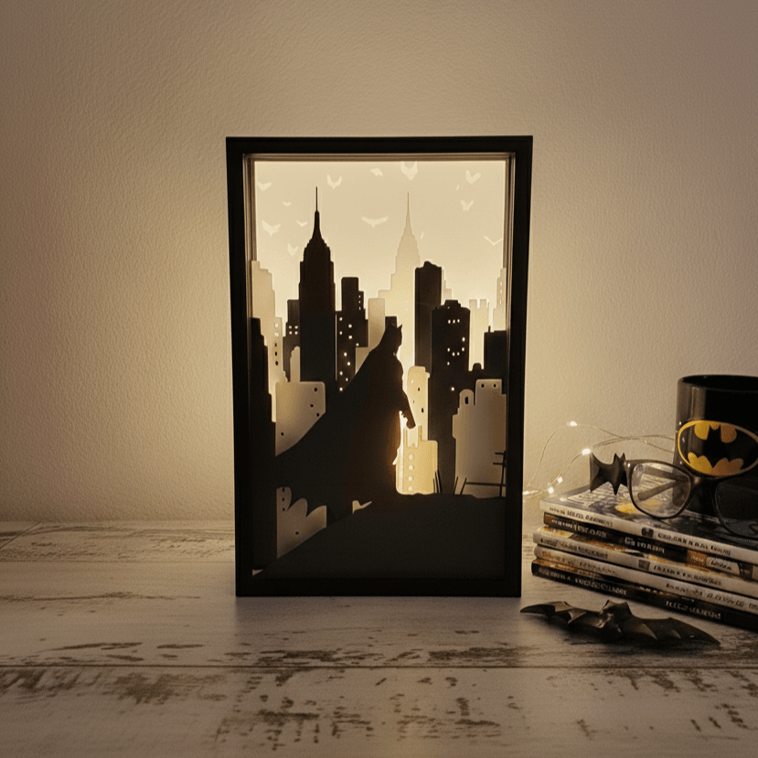 Batman Gotham City DC Comics Shadow Box 3d model