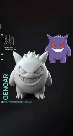 Gengar - Pokemon - Fan Art 3d model