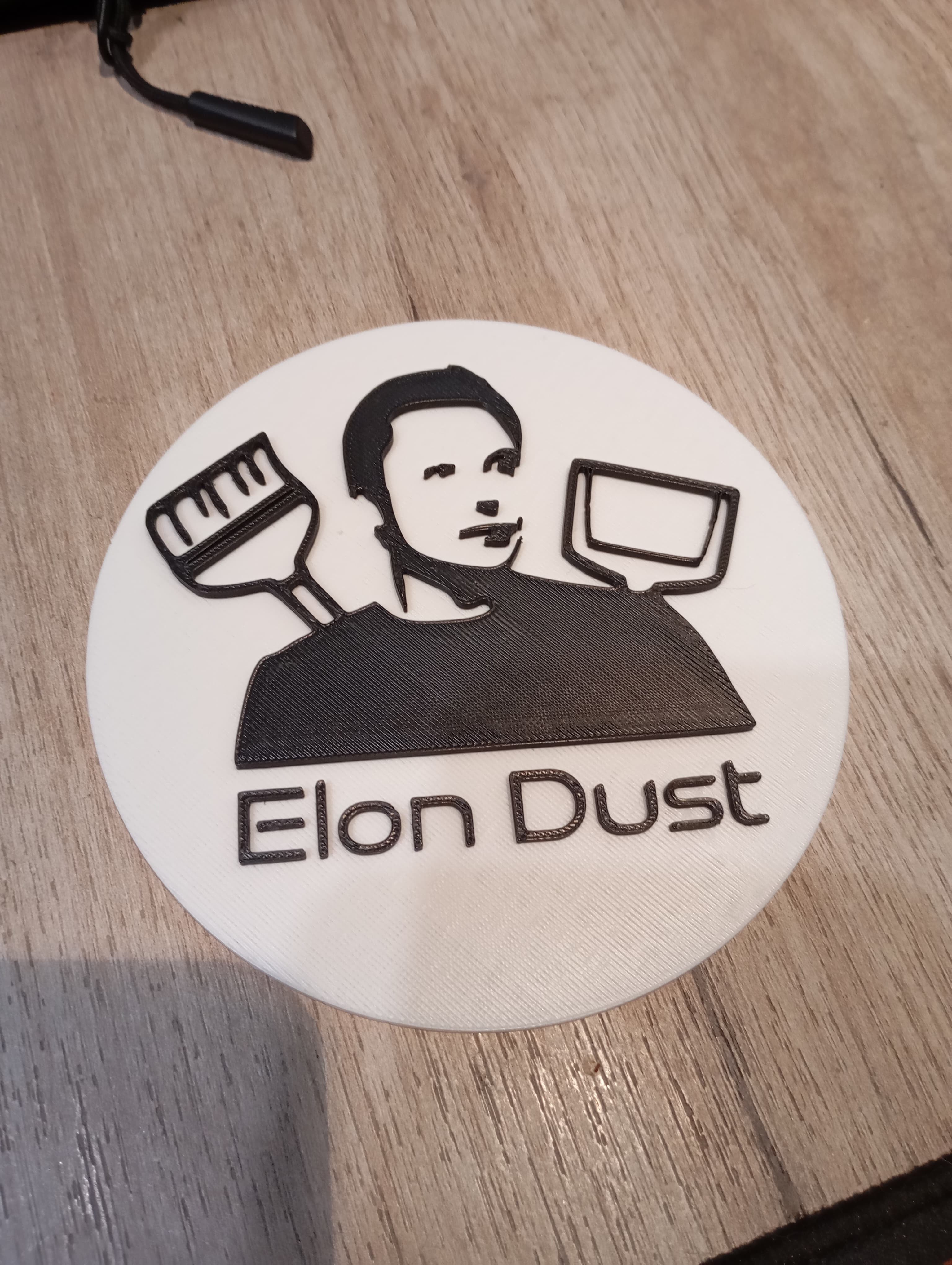 Elon Dust plaque 3d model