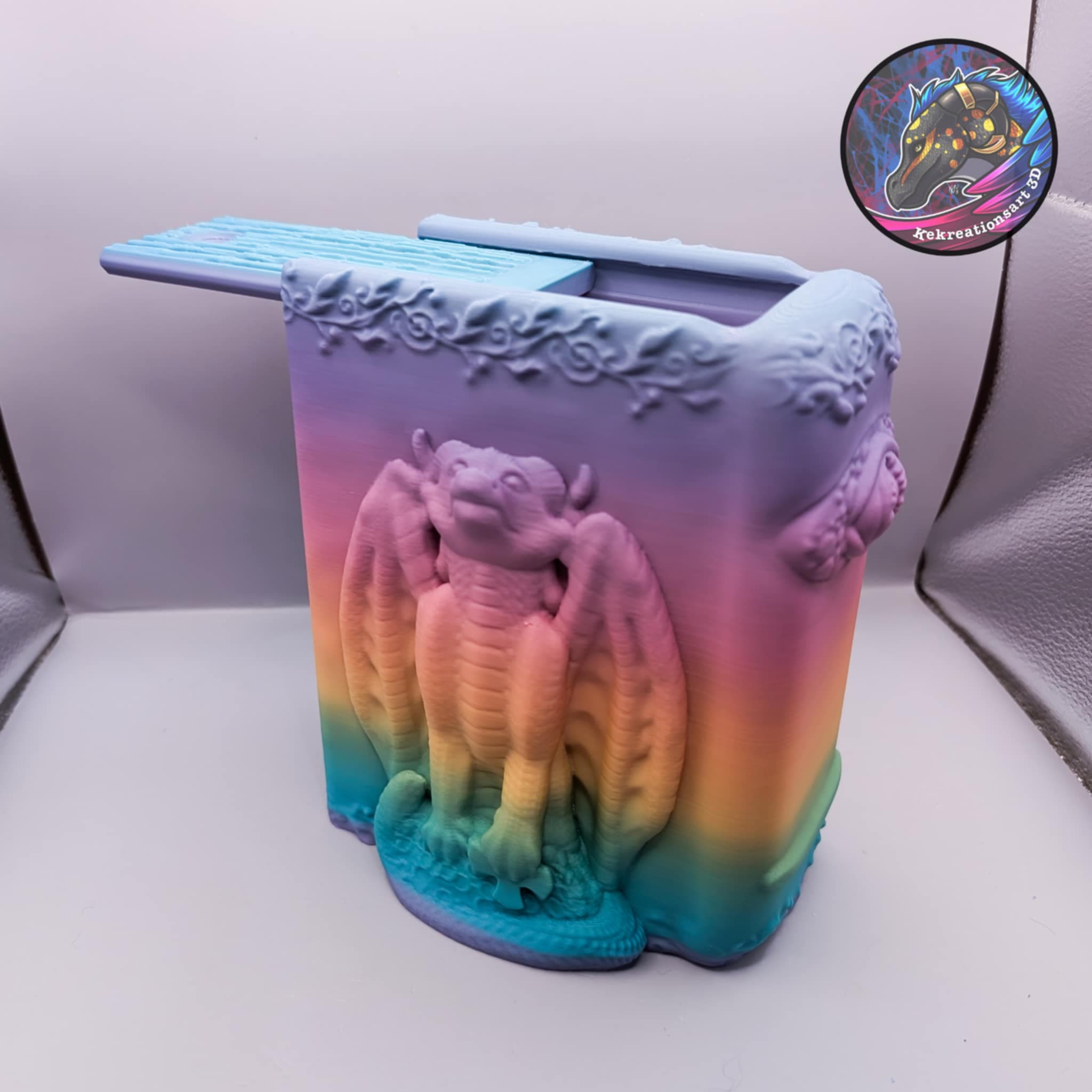 Dragon Storage Book Box 3d model