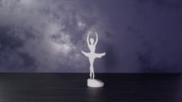 BALLERINA DANCER, DECORATION 3d model