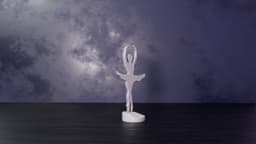 BALLERINA DANCER, DECORATION 3d model
