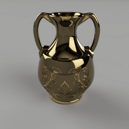 Rococo Watering Jug 3d model