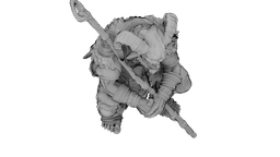Azure Horned Guardian 3d model
