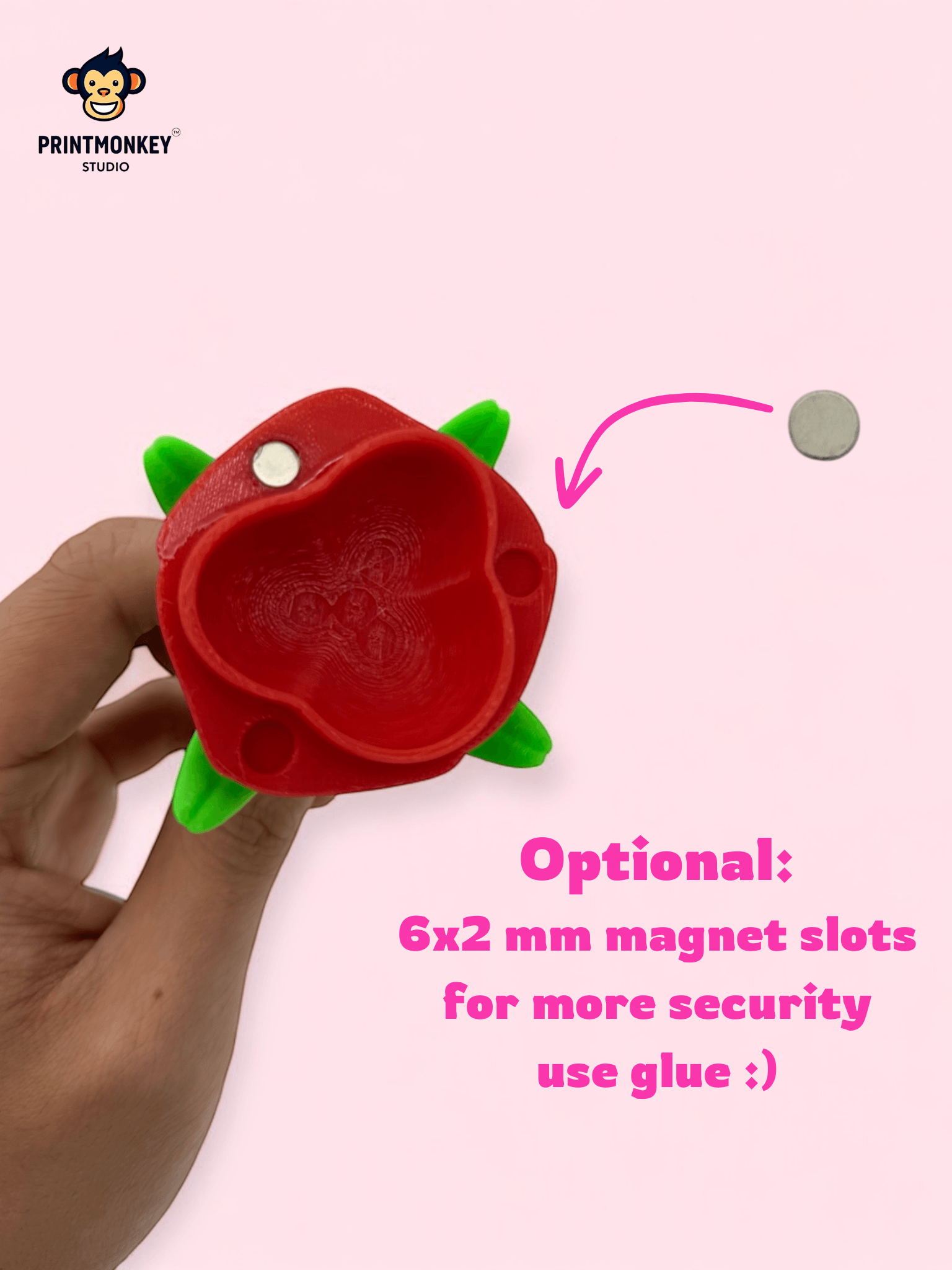 Multi - Compartment Rose 3d model