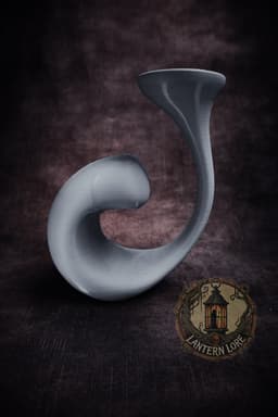 Swirly Bone LED Tealight (Pre Supported) 3d model