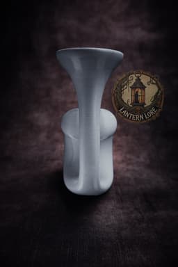 Swirly Bone LED Tealight (Pre Supported) 3d model