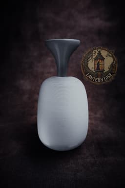 Swirly Bone LED Tealight (Pre Supported) 3d model