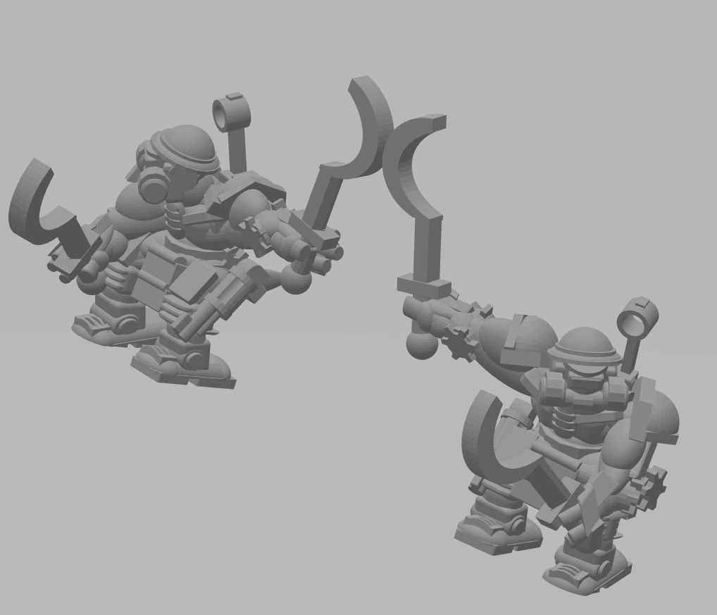 FHW Oxchan / Zorblin Cyber Trooper Sergeant 3d model
