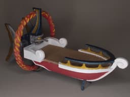 Sky Boat Miniature 3d model