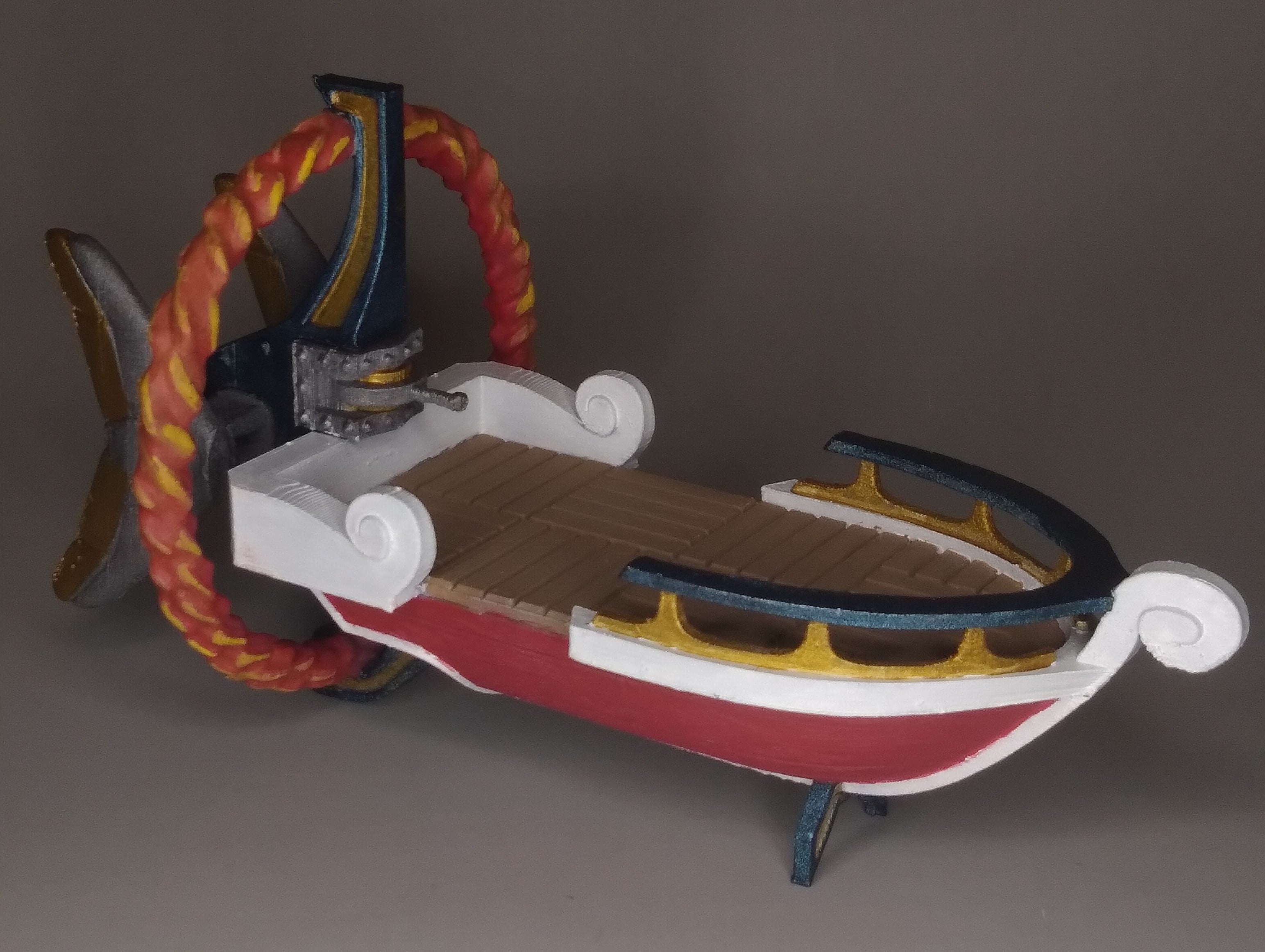 Sky Boat Miniature 3d model